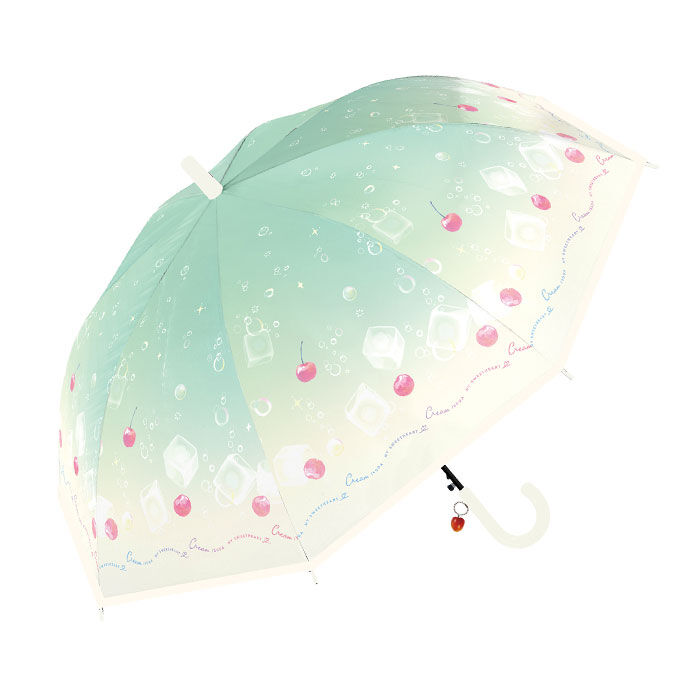 BACKYARD FAMILY「傘 キッズ 女の子 55cm 通販 長傘 ジャンプ ビニール傘 ジャンプ傘 雨傘 かさ カサ」|傘|