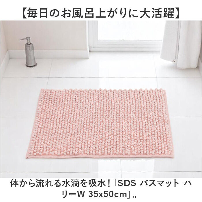 BACKYARD FAMILY「SDS バスマット 35x50cm 通販 バス マット お風呂マット 足拭きマット 足ふきマット」|その他|