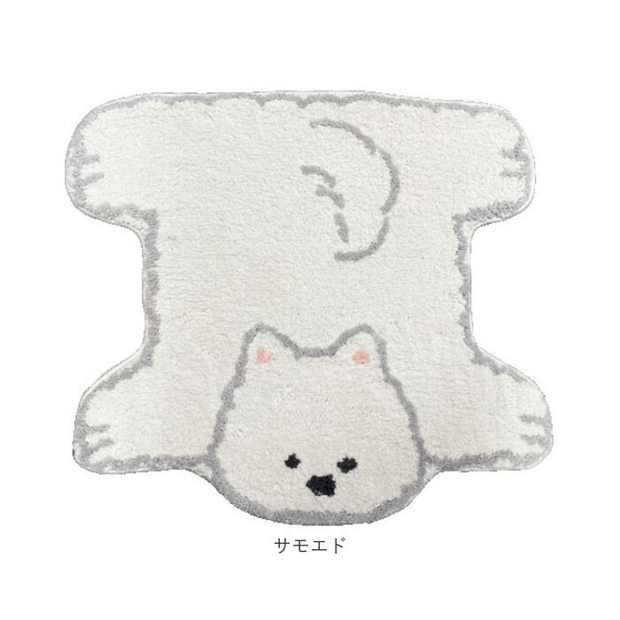 BACKYARD FAMILY「ミニマット かわいい 通販 犬のひらきマット マット ラグ 玄関マット キッチンマット 滑り止め」|その他|
