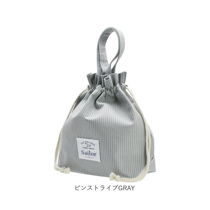 BACKYARD FAMILY「Sailor セーラー ランチバッグ 巾着型 通販 ランチバック 保冷バッグ 保冷バック」|食器・キッチングッズ|