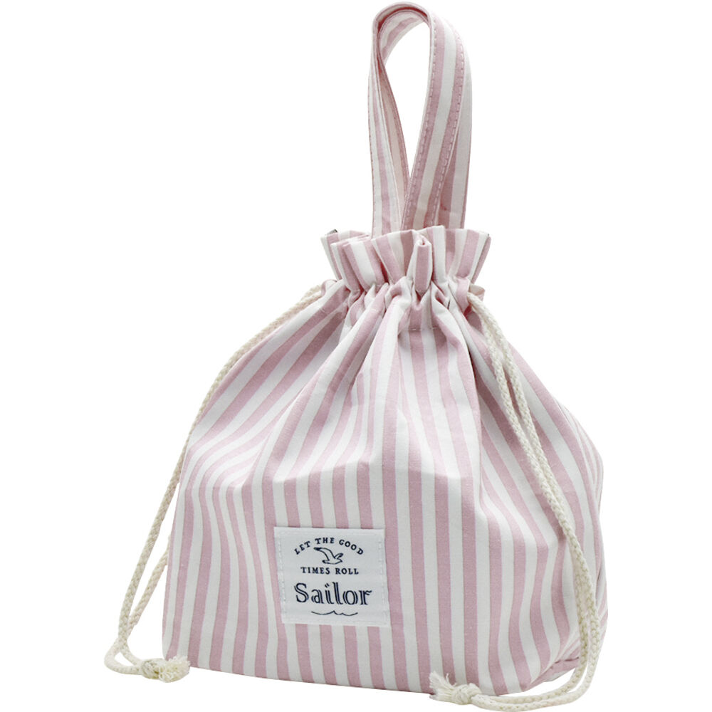BACKYARD FAMILY「Sailor セーラー ランチバッグ 巾着型 通販 ランチバック 保冷バッグ 保冷バック」|食器・キッチングッズ|ピンク1