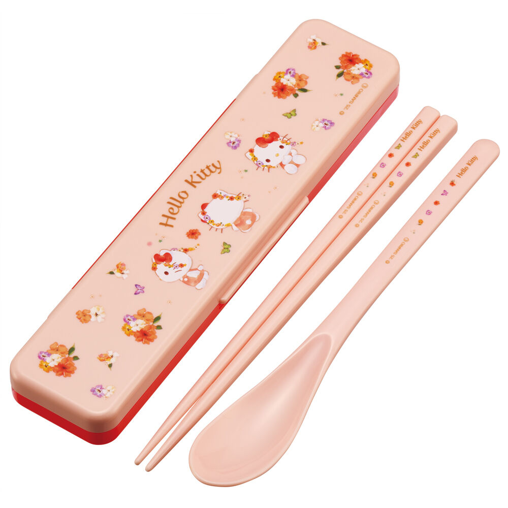 BACKYARD FAMILY「箸 スプーン セット スケーター CCS3SA 通販 日本製 skater コンビセット」|食器・キッチングッズ|オレンジ1