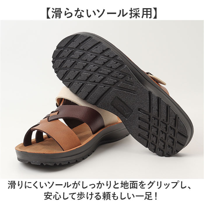 BACKYARD FAMILY「EDWIN サンダル 通販 コンフォートサンダル サンダルシューズ EW5115 紳士サンダル」|サンダル|