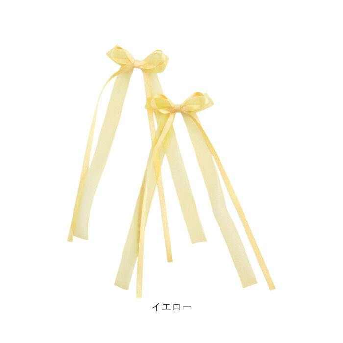 BACKYARD FAMILY「ヘアクリップ リボン 小さめ 通販 Rora モナ 2個セット 髪飾り ヘアアクセサリー 女の子」|その他|