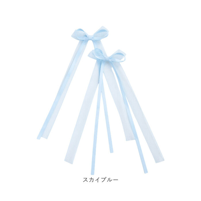 BACKYARD FAMILY「ヘアクリップ リボン 小さめ 通販 Rora モナ 2個セット 髪飾り ヘアアクセサリー 女の子」|その他|