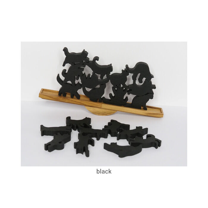 BACKYARD FAMILY「キャットスタックタワー 20pcs set 通販 バランス 積み木 オブジェ バランスゲーム」|その他|
