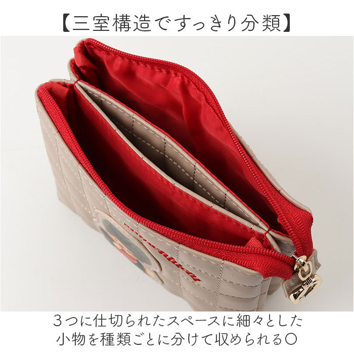 BACKYARD FAMILY「ダブルポーチ 小物入れ 通販 Wポーチ 化粧ポーチ コスメポーチ メイク入れ ミニポーチ」|ポーチ|