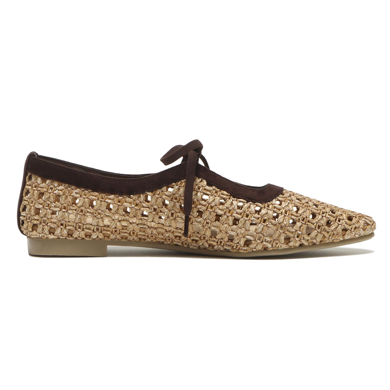 JOLI ENCORE「【JOLI ENCORE(FR)】RAFFIA FLAT PUMPS」|パンプス|