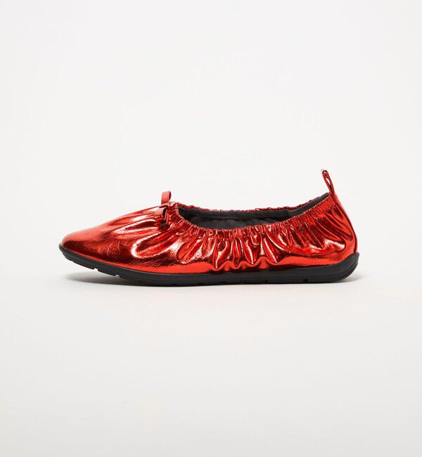 SY UNITED ARROWS「＜SY＞ディープバレエ フラット20&uarr;」|バレエシューズ|RED