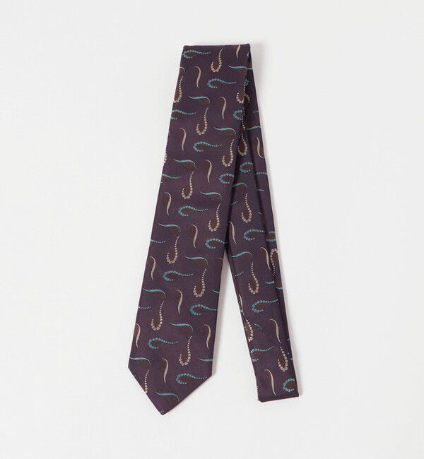 UNITED ARROWS「＜ERRICO FORMICOLA＞ペイズリー ジャガード ネクタイ」|ネクタイ・蝶ネクタイ|PURPLE