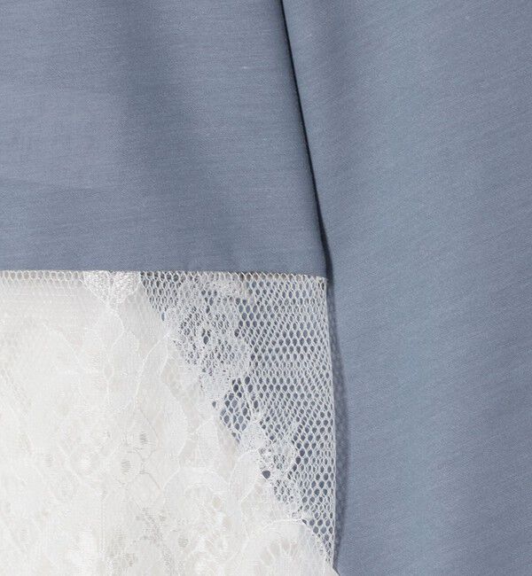 UNITED ARROWS green label relaxing「【WEB限定】＜at ease＞スソ レース ロングスリーブ ブラウス UVカット」|シャツ・ブラウス|