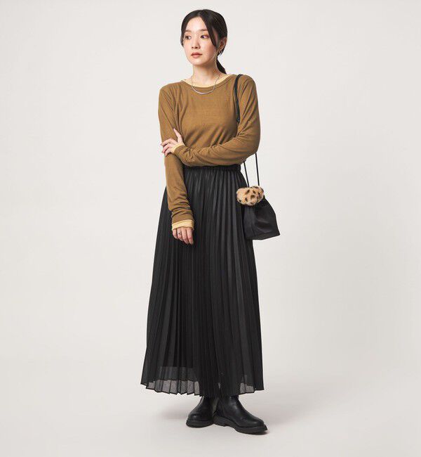 UNITED ARROWS green label relaxing「【WEB限定】＜at ease＞ハイショク レイヤード プルオーバー カットソー」|Tシャツ・カットソー|