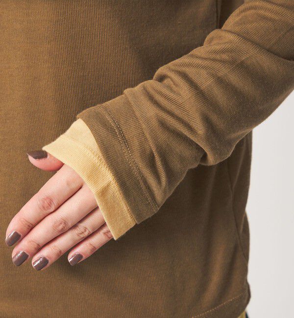 UNITED ARROWS green label relaxing「【WEB限定】＜at ease＞ハイショク レイヤード プルオーバー カットソー」|Tシャツ・カットソー|