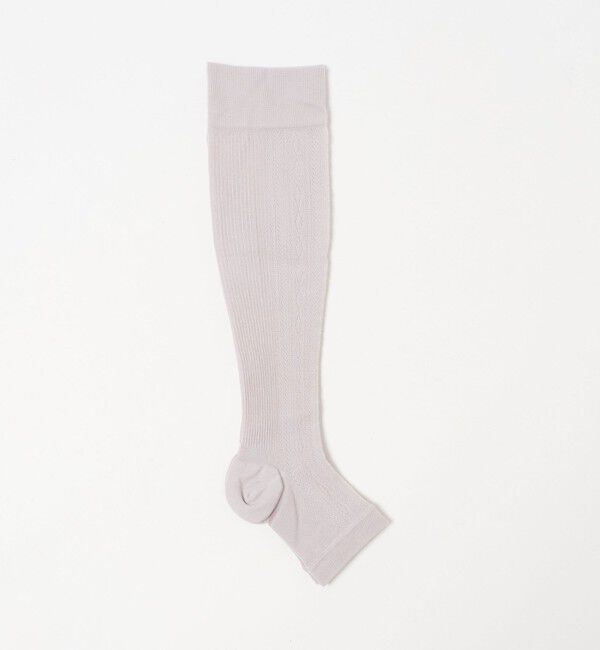 UNITED ARROWS green label relaxing「＜MAEE＞コンプレッションソックス（オープントゥ アイレットタイプ）/ 着圧」|ソックス|LT.GRAY