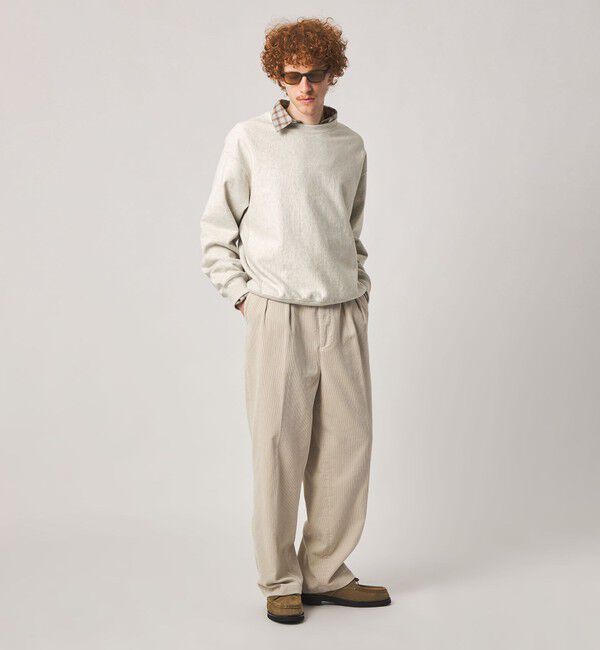 STEVEN ALAN「＜Steven Alan＞ キモウ ウラケ セットイン クルーネック スウェット」|スウェット・ジャージ|