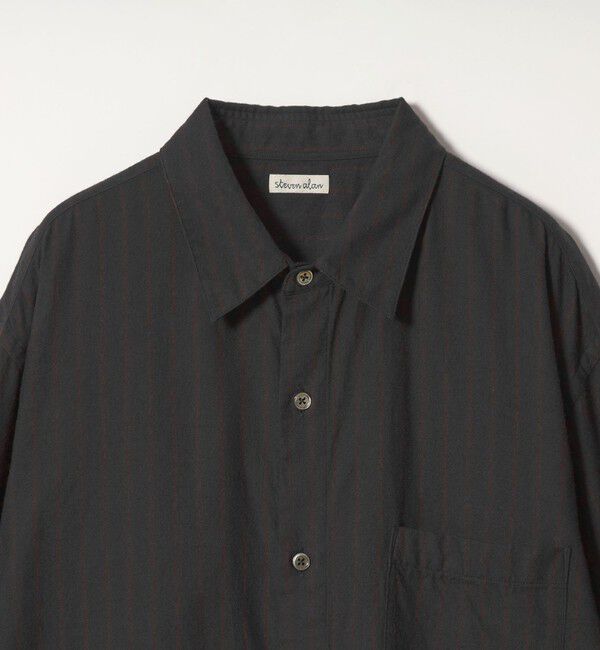 STEVEN ALAN「＜Steven Alan＞ ネル オンブレストライプ レギュラーカラー シャツ LOOSE」|シャツ・ブラウス|