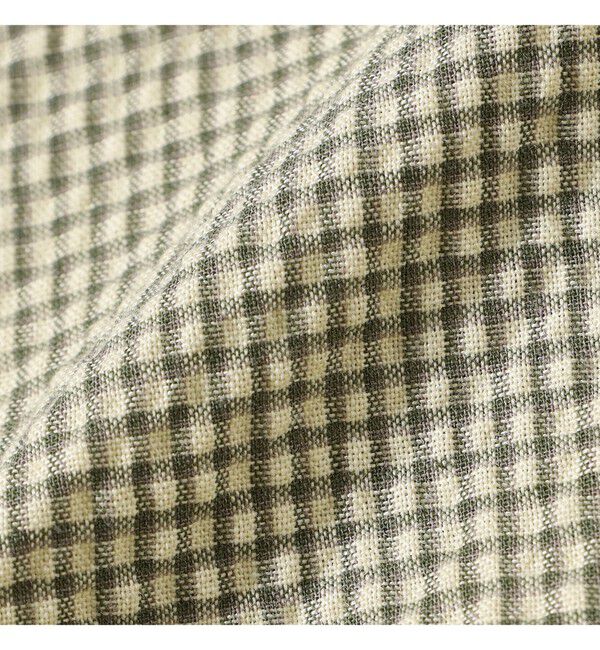 Ray BEAMS 「サッカー チェック フリル ノースリーブ」|シャツ・ブラウス|