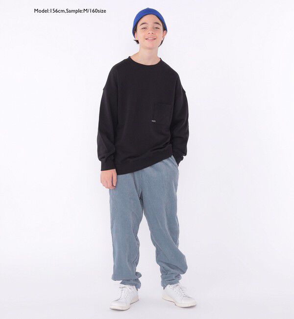 SHIPS KIDS「【WEB限定】SHIPS KIDS:100～160cm / マイクロ ロゴ スウェット」|スウェット・ジャージ|