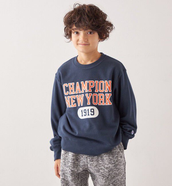 SHIPS any「CHAMPION: カレッジロゴ スウェット<KIDS>」|スウェット・ジャージ|