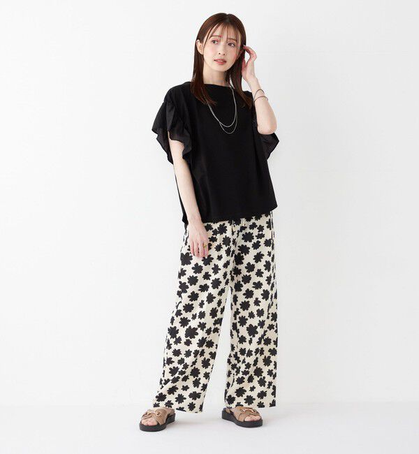 SHIPS Colors 「SHIPS Colors:〈手洗い可能〉シルケット 天竺 2WAY トップス◇」|Tシャツ・カットソー|
