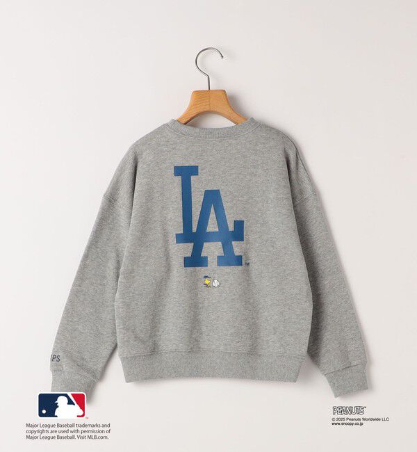 SHIPS KIDS「SHIPS KIDS:130～170cm / PEANUTS&times;MLB プリント スウェット」|スウェット・ジャージ|