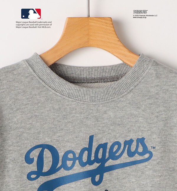 SHIPS KIDS「SHIPS KIDS:130～170cm / PEANUTS&times;MLB プリント スウェット」|スウェット・ジャージ|