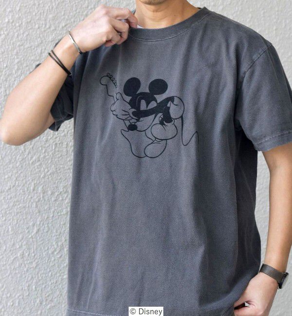 SHIPS any「GOOD ROCK SPEED:〈洗濯機可能〉キャラクター グラフィック プリント Tシャツ◇」|Tシャツ・カットソー|ブラック