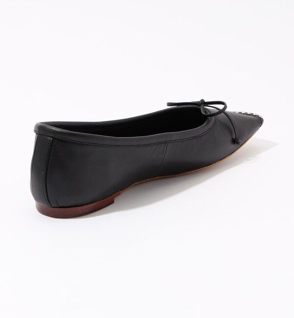TOMORROWLAND GOODS「CHEMBUR SQ FLAT STUDS BALLET シューズ」|ローファー|