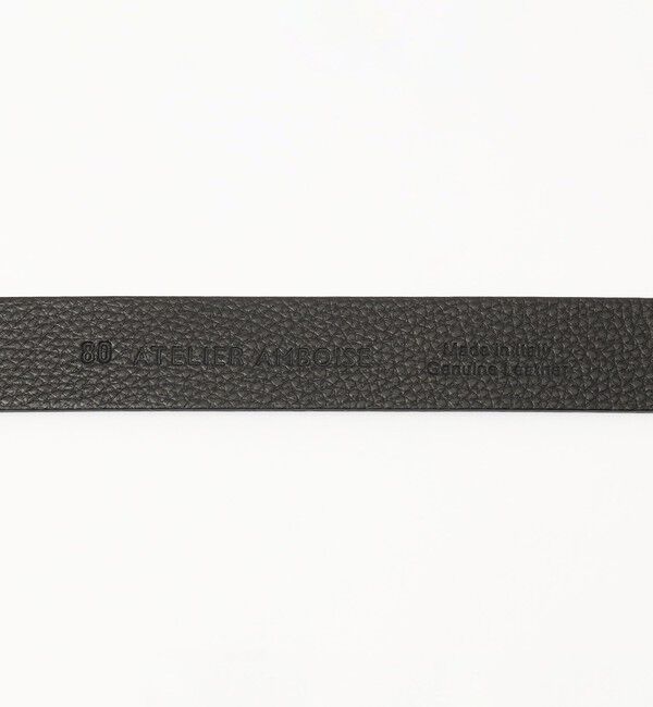 TOMORROWLAND GOODS「ATELIER AMBOISE NARROW スクエアバックル レザーベルト」|ベルト|