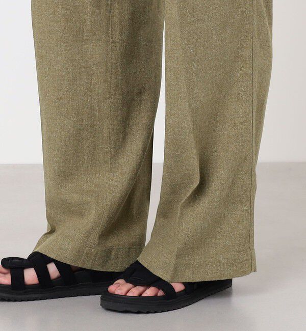 JAMES PERSE「リネンツイルプリーツワイドレッグパンツ WLBT1169」|その他|