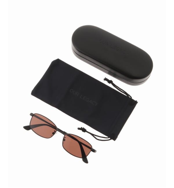 EYETHINK「OUR LEGACY LIBRARIAN Vengeance Black Sunglasses」|サングラス|