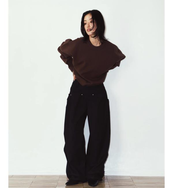 JOINT WORKS「Knuth Marf / クヌースマーフ cling draped pants」|スラックス|