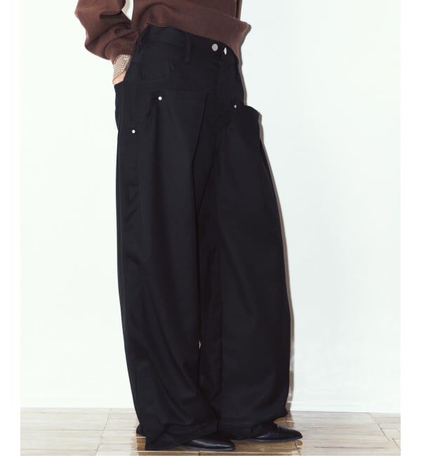 JOINT WORKS「Knuth Marf / クヌースマーフ cling draped pants」|スラックス|