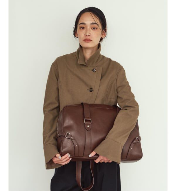 JOINT WORKS「Knuth Marf / クヌースマーフ belted school bag」|ショルダー・メッセンジャー|ブラウン