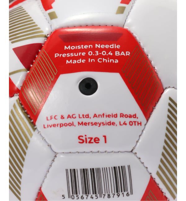 Liverpool FC「【Liverpool FC / リバプールFC】 WHITE RED GREY SIZE 1 BALL」|その他|