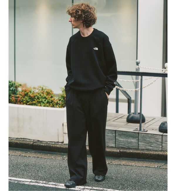 417 EDIFICE「THE NORTH FACE / ザ ノースフェイス Quarterknit Crew」|Tシャツ・カットソー|