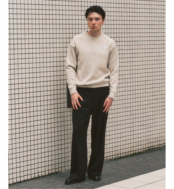 417 EDIFICE「THE NORTH FACE / ザ ノースフェイス Quarterknit Crew」|Tシャツ・カットソー|