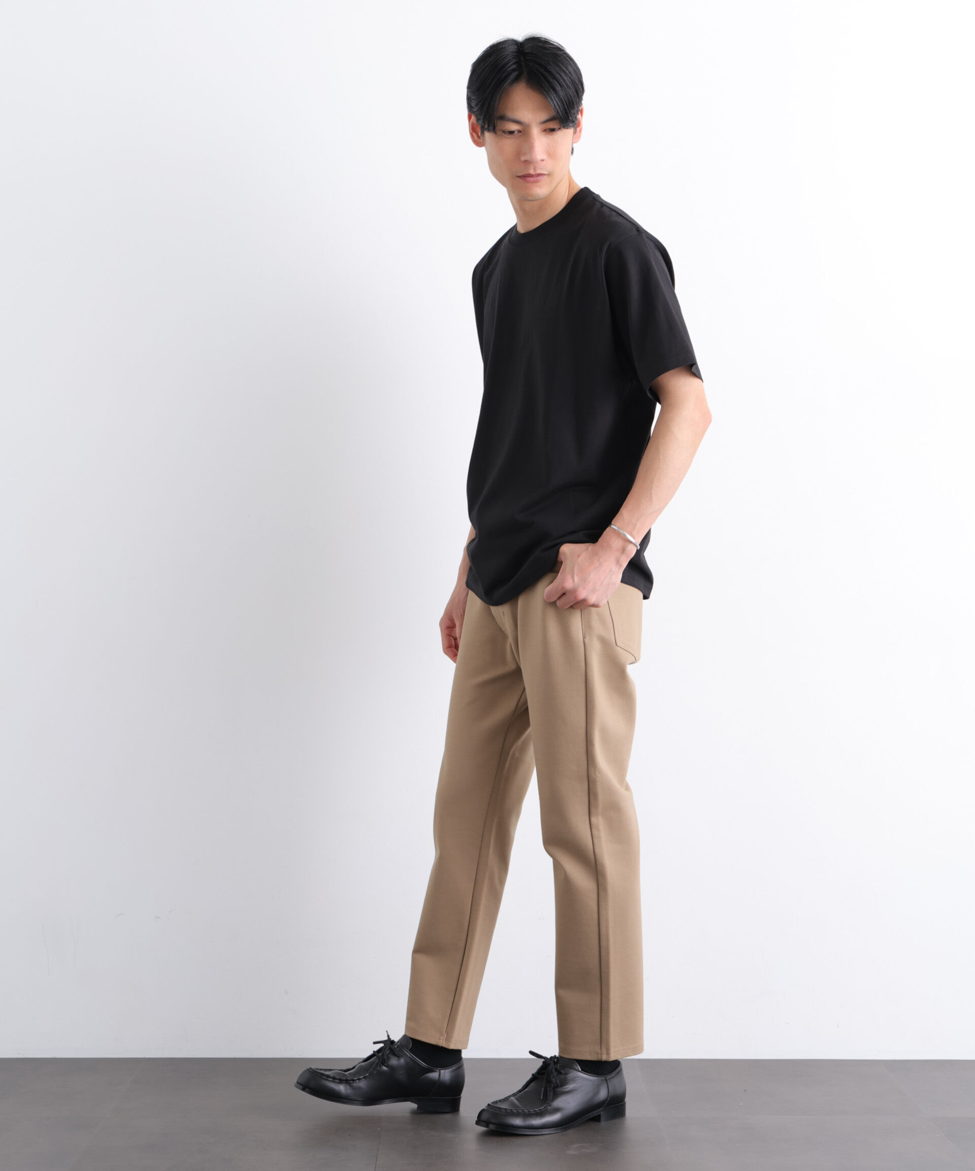 NANO universe「NORMANBROS別注 スムースタッチ Tシャツ 半袖」|Tシャツ・カットソー|