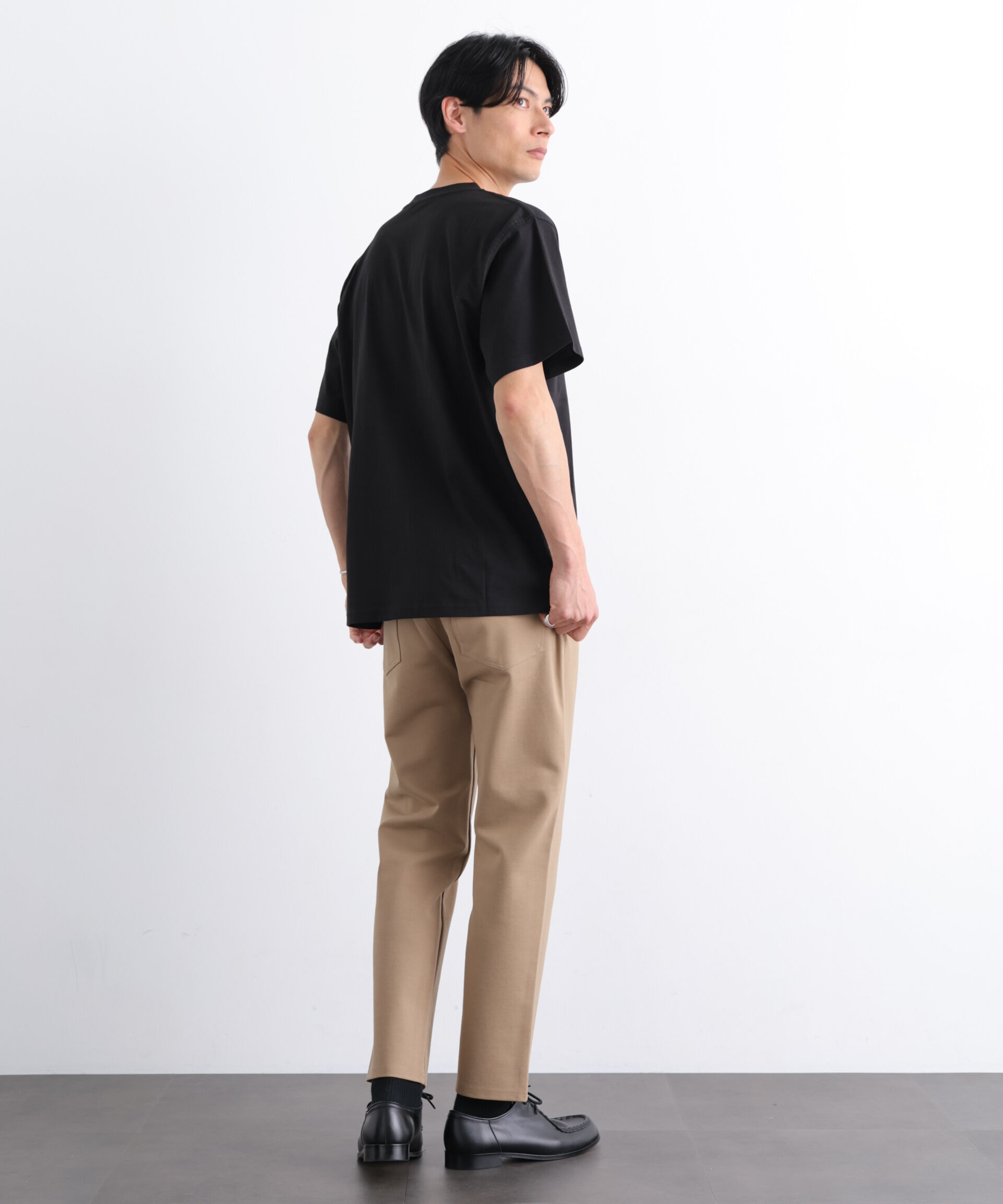 NANO universe「NORMANBROS別注 スムースタッチ Tシャツ 半袖」|Tシャツ・カットソー|