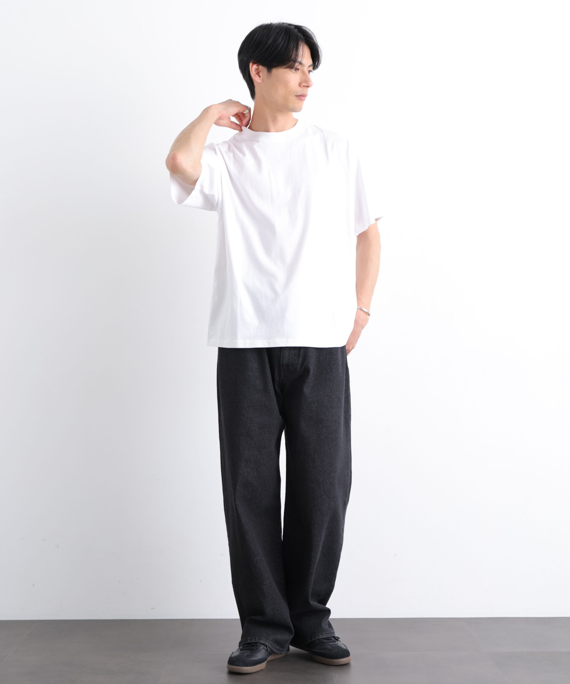 NANO universe「NORMANBROS別注 スムースタッチ Tシャツ 半袖」|Tシャツ・カットソー|