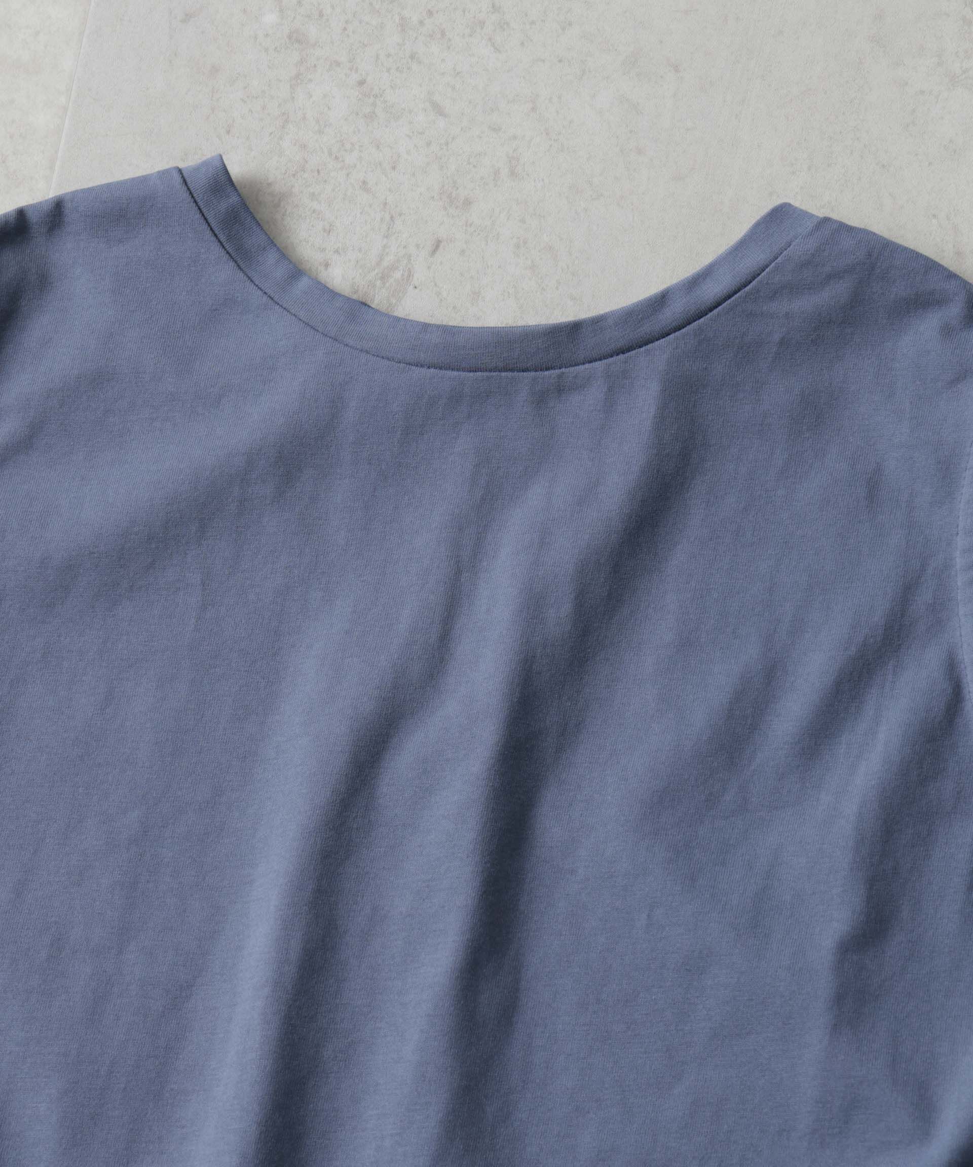 nano･universe「バックタックラウンドヘムノースリーブカットトップス」|Tシャツ・カットソー|