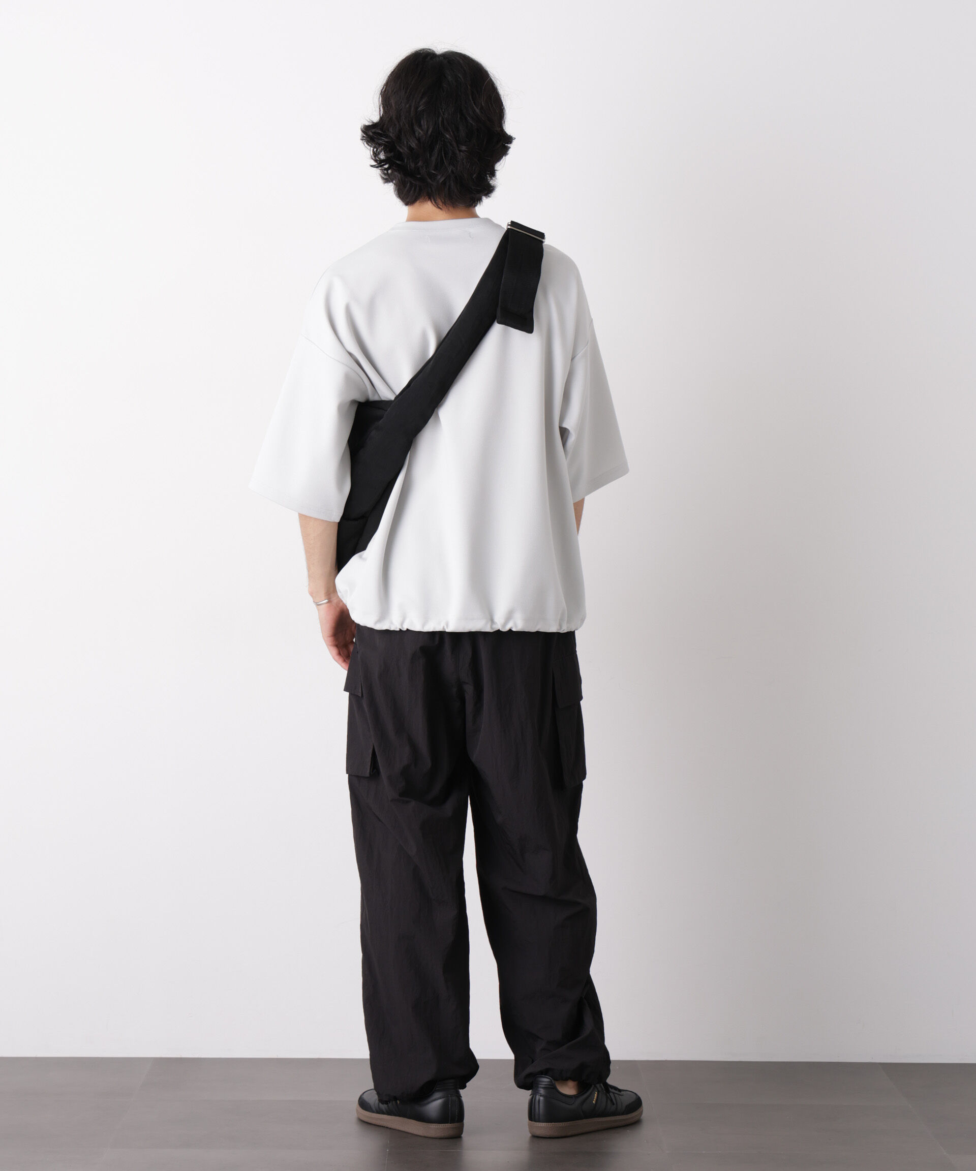 NANO universe「オーバーサイズ ブークレビッグTシャツ 半袖」|Tシャツ・カットソー|