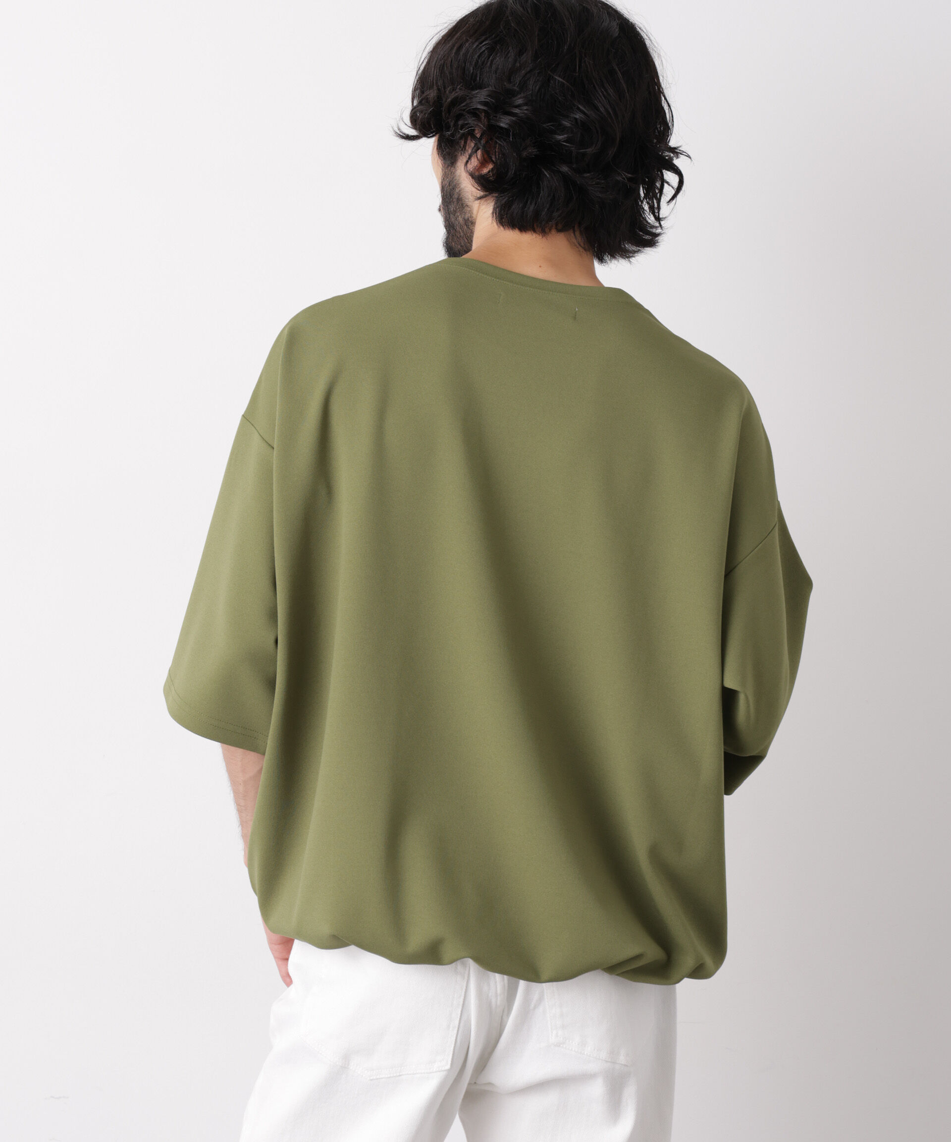 NANO universe「オーバーサイズ ブークレビッグTシャツ 半袖」|Tシャツ・カットソー|