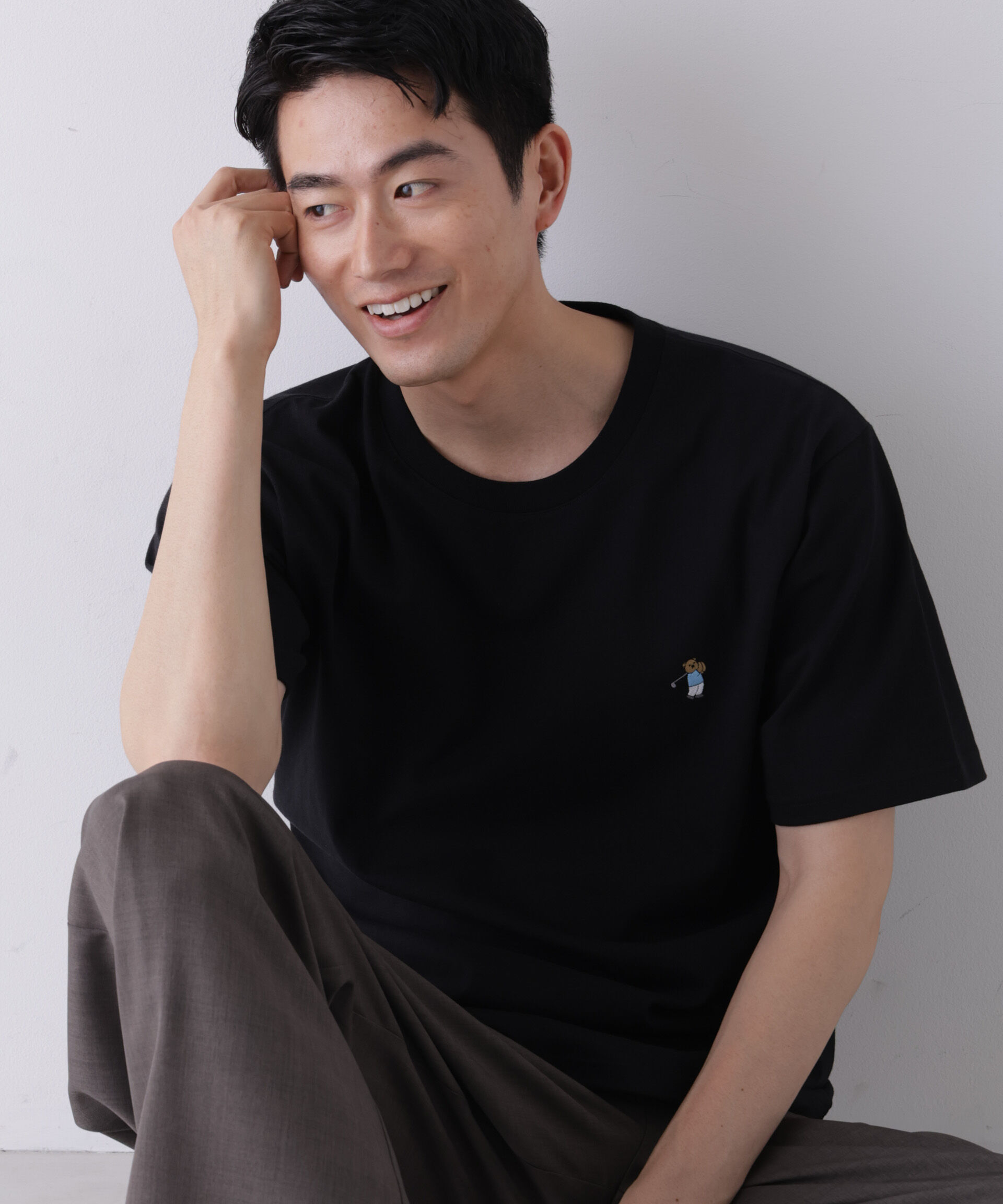 NANO universe「ナノベアCOOL Tシャツ 半袖3 ゴルフ」|Tシャツ・カットソー|