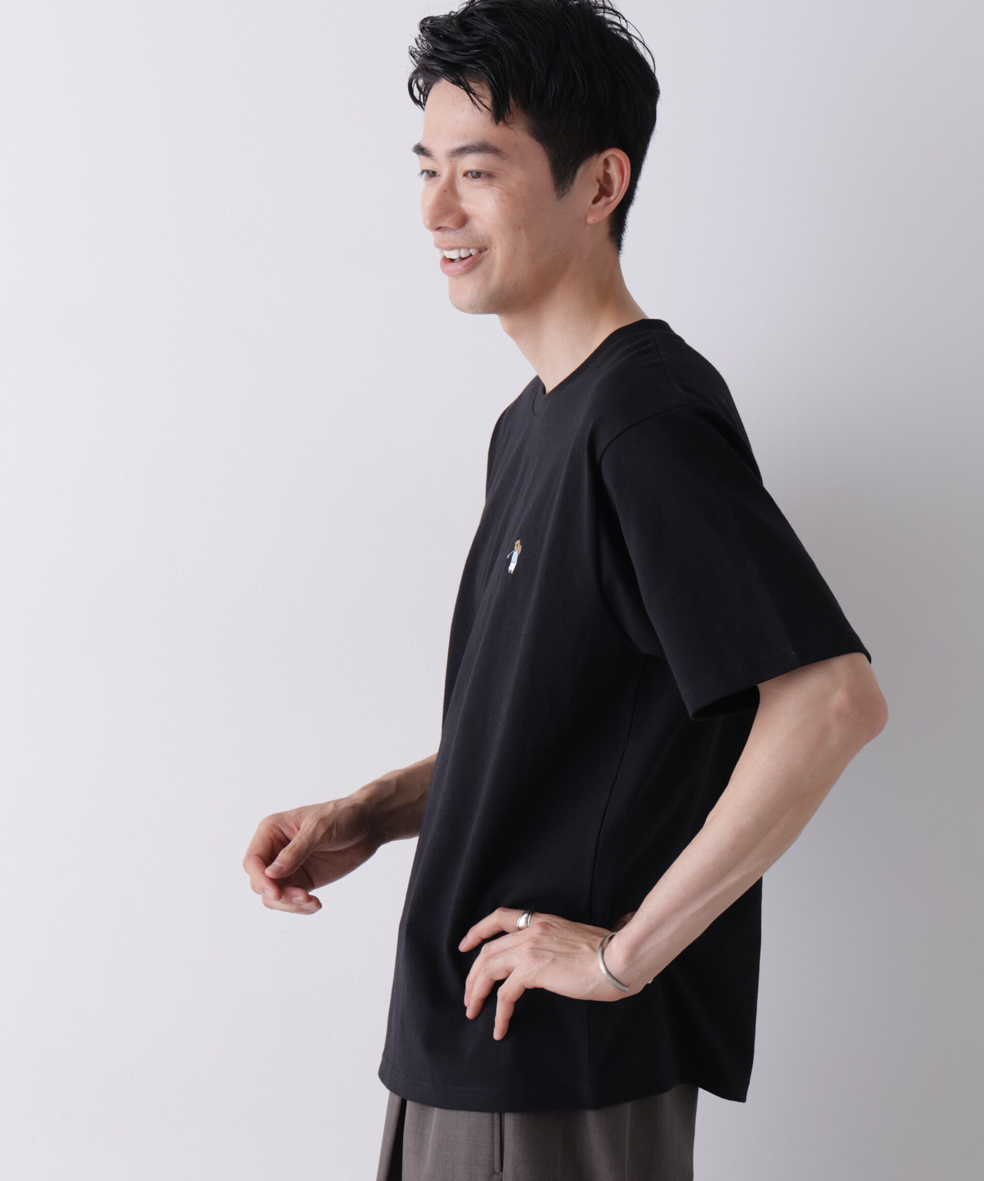 NANO universe「ナノベアCOOL Tシャツ 半袖3 ゴルフ」|Tシャツ・カットソー|