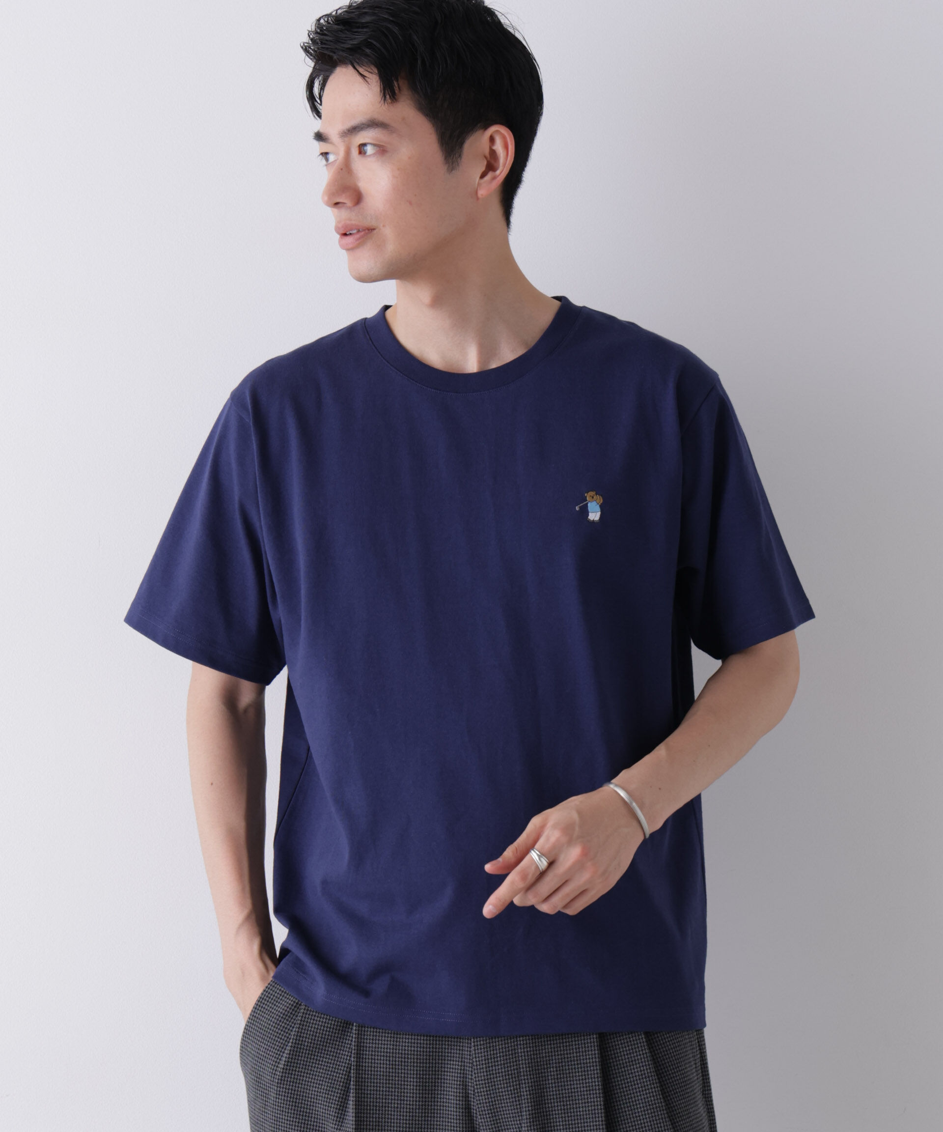 NANO universe「ナノベアCOOL Tシャツ 半袖3 ゴルフ」|Tシャツ・カットソー|