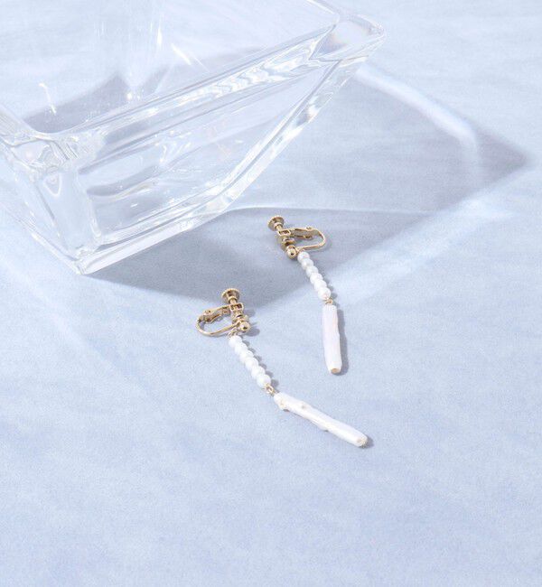 grace grace「ｇｇステック淡水パール E」|ピアス|