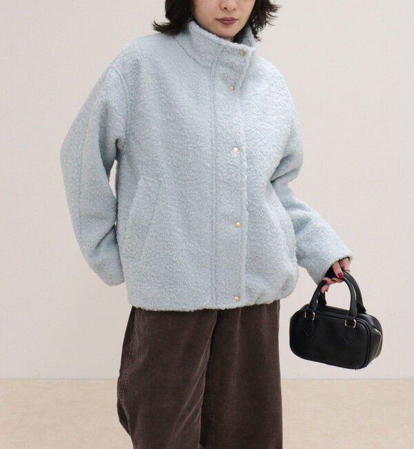 fredy emue「ループシャギースタンドショートコート」|その他|サックス