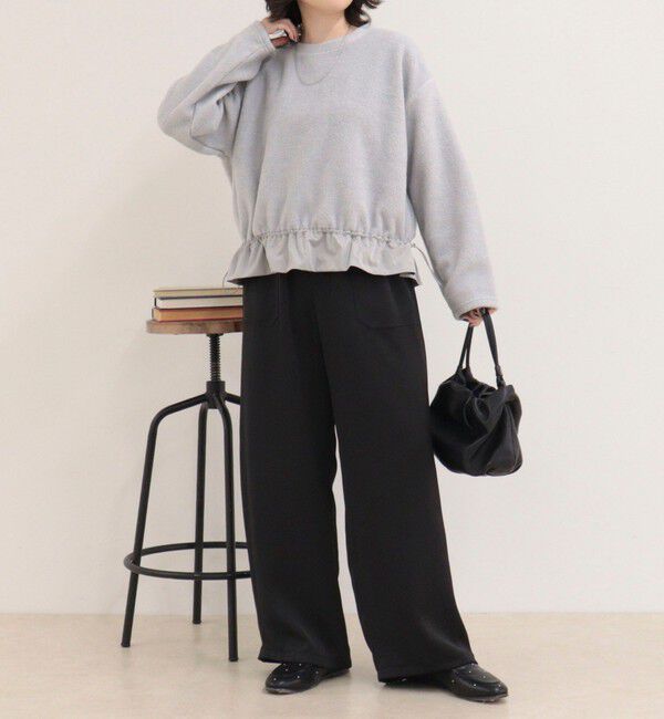 fredy emue「ブークレ裾ドロストプルオーバー」|Tシャツ・カットソー|