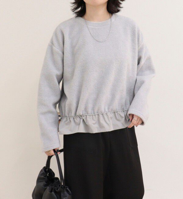 fredy emue「ブークレ裾ドロストプルオーバー」|Tシャツ・カットソー|